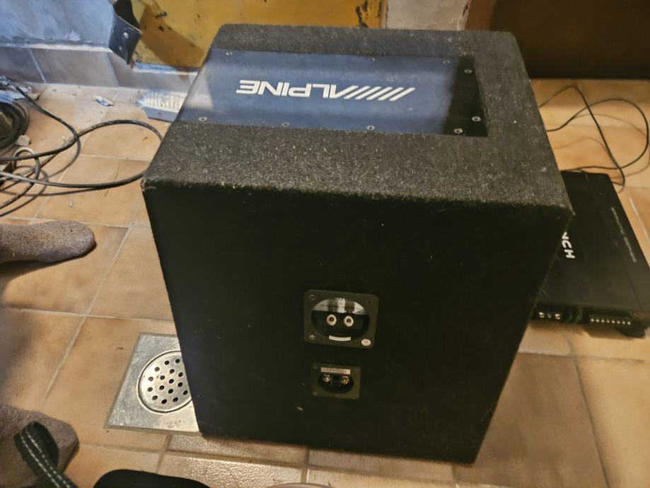 Alpine Sbg Br Subwoofer Nizkotonec Za Avto