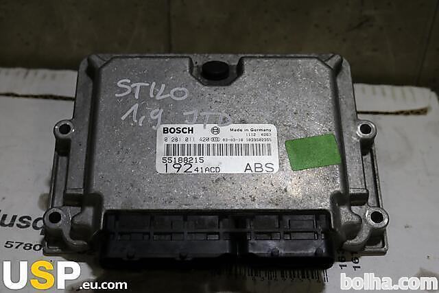 ECU MOTORNI RAČUNALNIK FIAT STILO 1 9 JTD