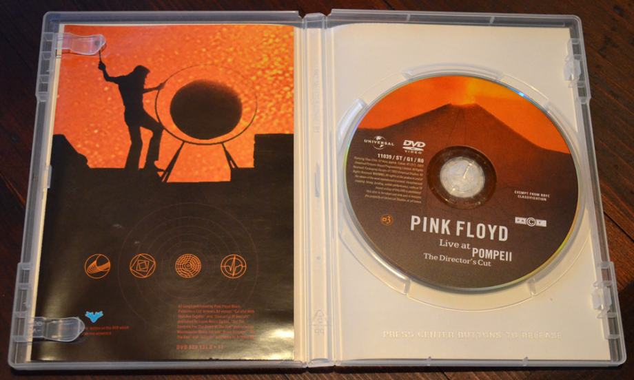 Pink Floyd Live At Pompeii Directors Cut DVD