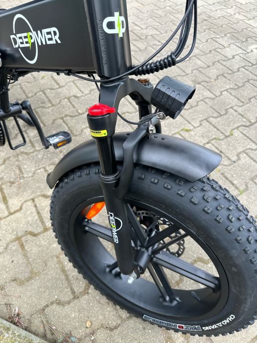 Električno zložljivo kolo Fat bike 20col 1000W