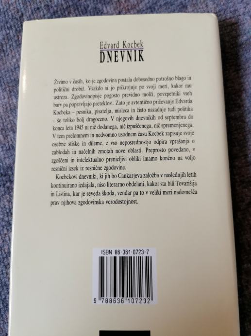 Knjigo Dnevnik Avtorja Edvard Kocbek Prodamo
