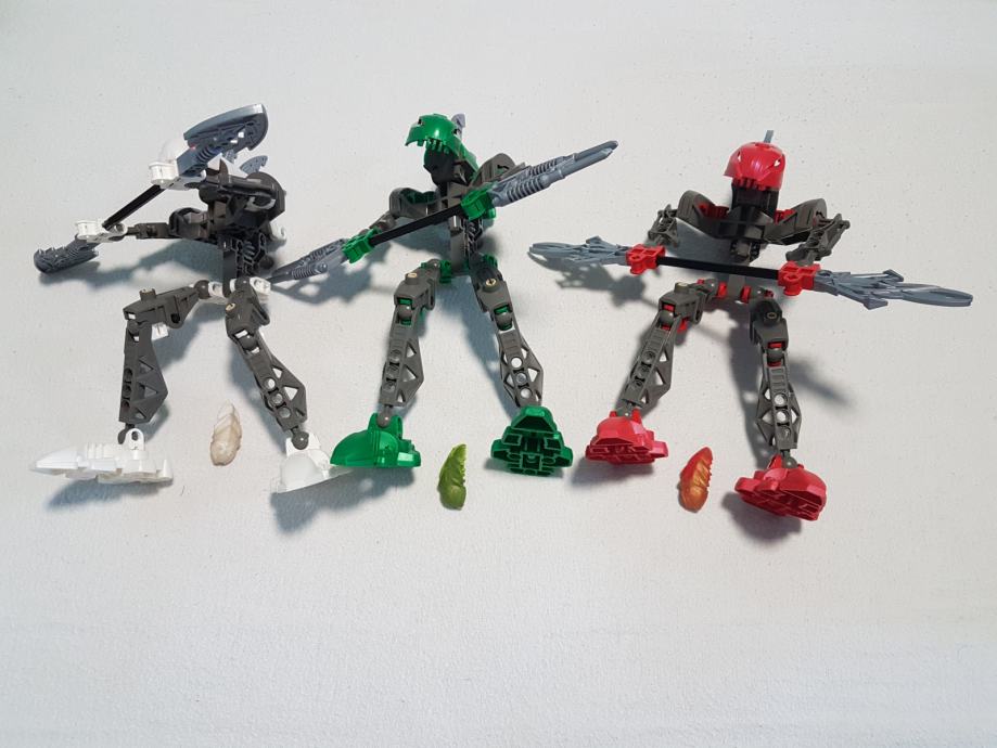 LEGO Bionicle Rahkshi Kaita Za 8588 8589 8592 Kurahk Lerahk Turahk