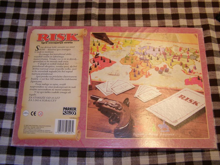 Risk Dru Abna Igra Osvajanja Sveta Vintage