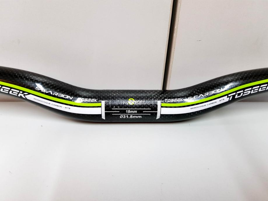 Karbonsko Krmilo Za MTB Kolo TOSEEK 3K 31 8 580mm 122g