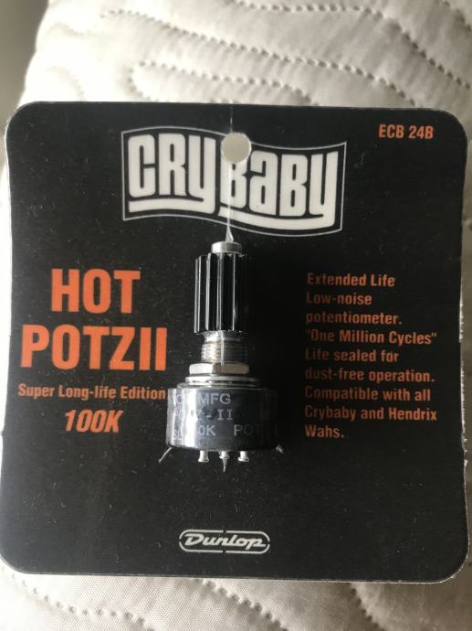 Dunlop Hot Potz II 100k Wah Cry Baby