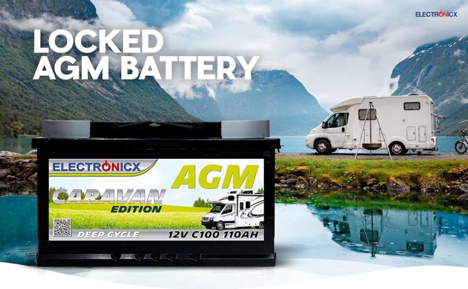 AGM AKUMULATOR 12 V 110 Ah Electronicx Caravan Edition