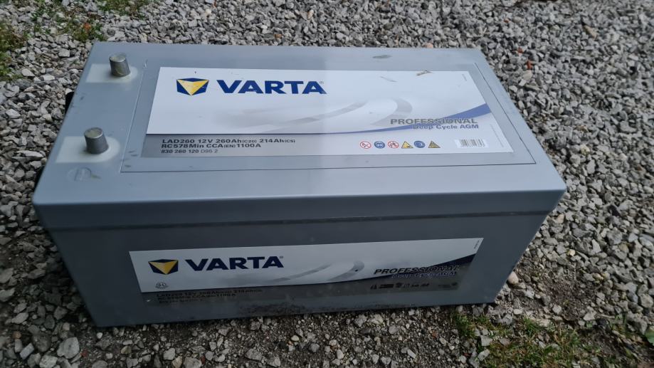 AKUMULATOR VARTA Professional Deep Cycle AGM 260 Ah