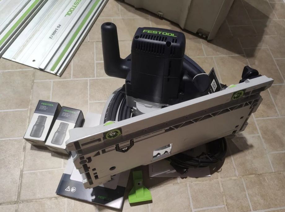 Potopna žaga Festool TS 75 EBQ Plus z dvema FS