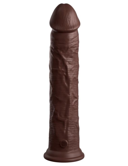 Dildo King Cock Elite Dual Density Brown