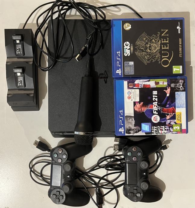 Playstation4 Slim 500GB 2 Kontrolerja 2 Igri