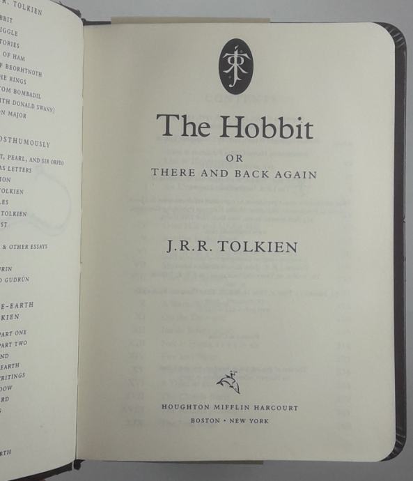 The Hobbit Or There And Back Again J R R Tolkien