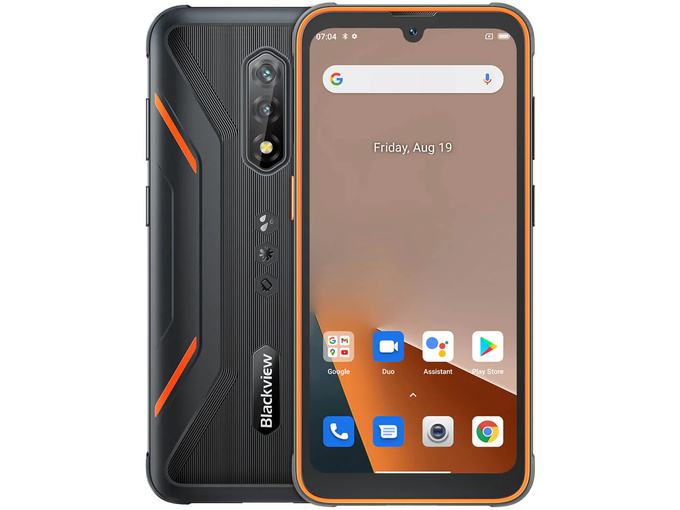 BLACKVIEW pametni robustni telefon BV5200 4 32 GB oranžen