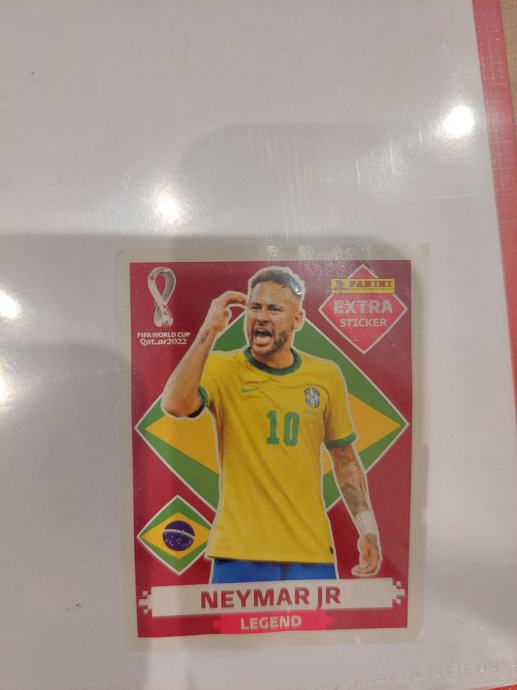 NEYMAR JR LEGEND EXTRA STICKER PANINI QATAR WORLD CUP 2022