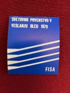 Vintage Nalepka Svetovno Prvenstvo V Veslanju Bled 1979