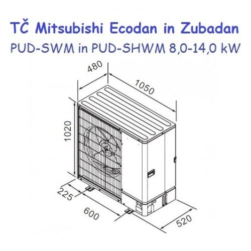 Toplotna Rpalka Mitsubishi Ecodan Kw Bojler L Cylinder