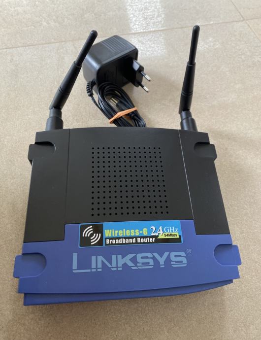 Brez I Ni Usmerjevalnik Router Linksys Wireless G Ghz Mps Novo