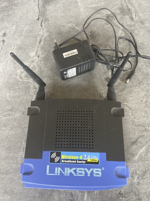 LINKSYS WRT54GL brezžični usmerjevalnik router