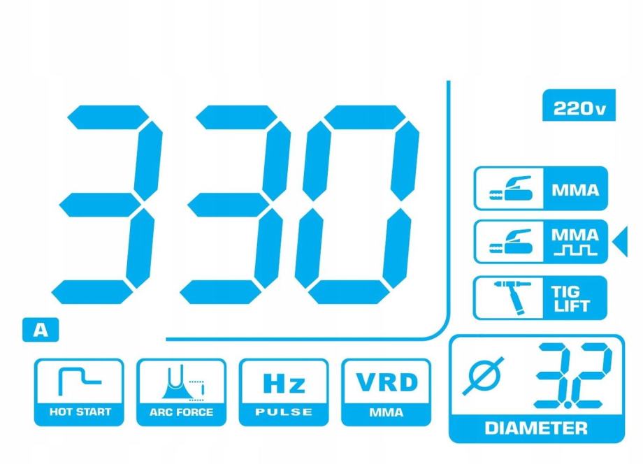 Mma Pulse A Tig Lift Inverter Varilni Aparat Z Lcd