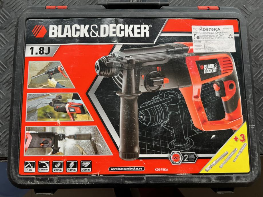 Elektropnevmatsko Kladivo Black Decker KD975