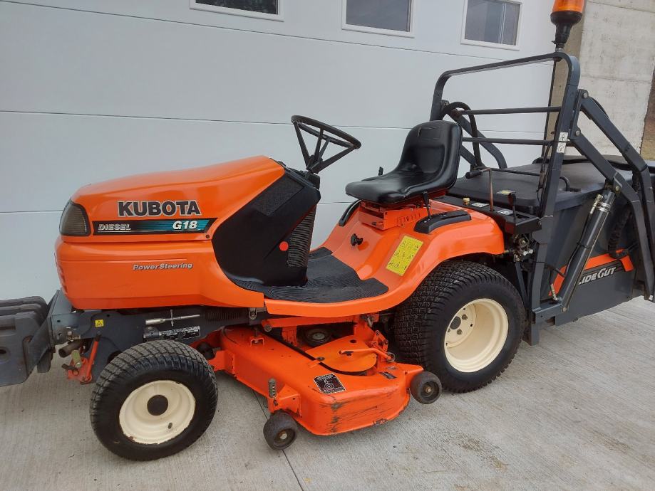 Vrtni traktor Kubota G18 Dizel Pro Dvižni koš