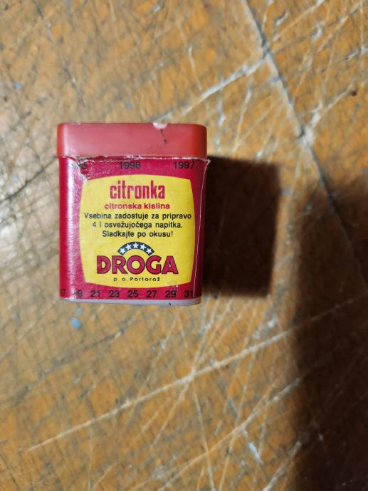 VINTAGE EMBALAŽA CITRONKA DROGA PORTOROŽ