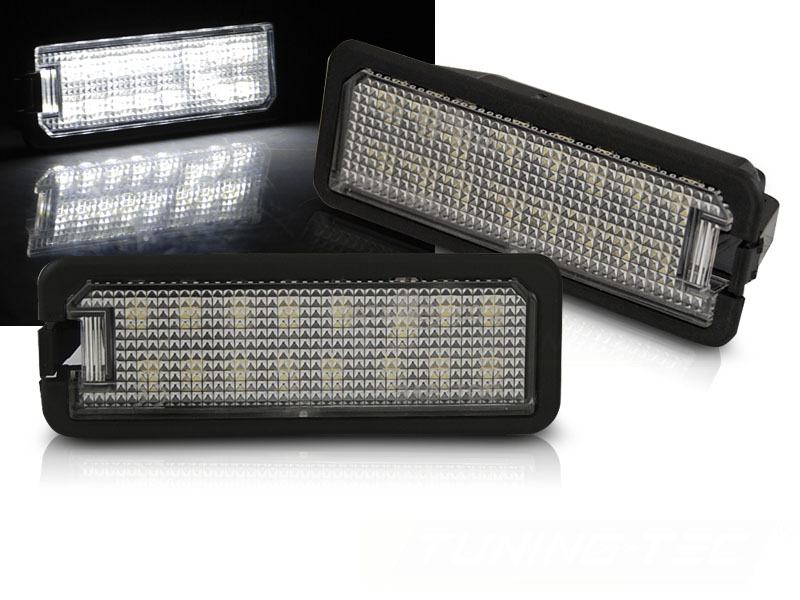 LED osvetlitev registrske tablice z ohišjem VW GOLF VII PASSAT B7 B