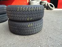 17-col, rabljene letne pnevmatike, Goodyear Cargo Vector 215/60/17C...