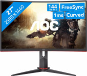 AOC CQ27G2U GAMING 2k monitor 144Hz 1ms ukrivljen