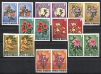 MALDIVI 1973 RASTLINE FLORA CVETJE ** Mi 487/494 serija (nezobčana) 39