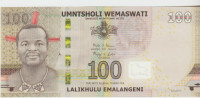 BANKOVEC 100 EMALANGEN-MSWATI III (SVAZI SWAZILAND) -2017.UNC