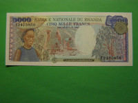 RUANDA (RWANDA) 1988 - 5000 FRANKOV - PRODAM