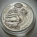 1 oz SREBRNIK Rwanda 2021 Nautical Ounce SEDOV (otaku)