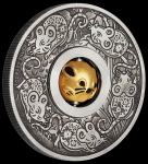 1 oz Year of the Mouse Rotating Charm Antiqued Perth Mint