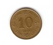 KOVANEC 10 cents 1982,83 Hon Kong