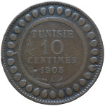 LaZooRo: Tunizija 10 Centimes 1903 F redkejše