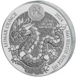 LUNAR ZMAJ,ZAJEC,TIGER in KAČA RUANDA 2022, 2023,2024,2025 UNC LOT 4X