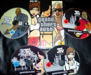 3x PC igra: GTA Grand Theft Auto Trilogy (III, Vice City, San Andreas)