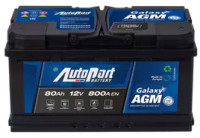 Akumulator Autopart Galaxy 80 Ah AGM Start&Stop