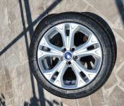 Original alu platišča 17'' Ford Galaxy z gumami 225 45 Continental