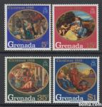 GRENADA 1968 BOŽIČ RELIGIJA KRŠČANSTVO ** Mi 297/300 ** serija