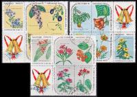 KUBA 1969 RASTLINE CVETJE FLORA BOŽIČ ** Mi 1536/1550 serija žig (39)