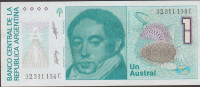 BANKOVEC 1  AUSTRAL P323b.2 (ARGENTINA) 1987.aUNC