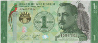 BANKOVEC 1 QUETZALES P129 100 LET VALUTE (GVATEMALA GUATEMALA)2023.UNC