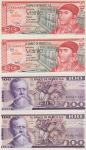 BANKOVEC 20 PESOS -1977,100-1982"UW,VK,VL (MEHIKA)UNC