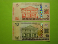 SURINAM (SURINAME) 2012/19 - 5 IN 10 DOLARJEV - PRODAM