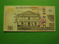 SURINAM (SURINAME) 2016 - 50 DOLARJEV - PRODAM