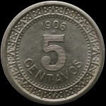 LaZooRo: Mehika 5 Centavos 1906 UNC