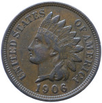LaZooRo: Združene države Amerike 1 Cent 1906 XF / UNC