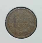 ZDA 1 cent 1880 "Indian head"