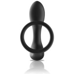 STIMULATOR PROSTATE Black & Silver Remote Control